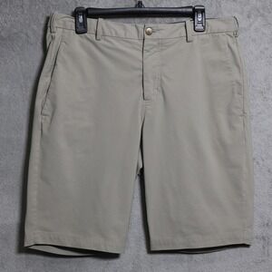 Lululemon Shorts Mens 36 Beige Golf Chino Dress Casual Stretch Athletic Preppy